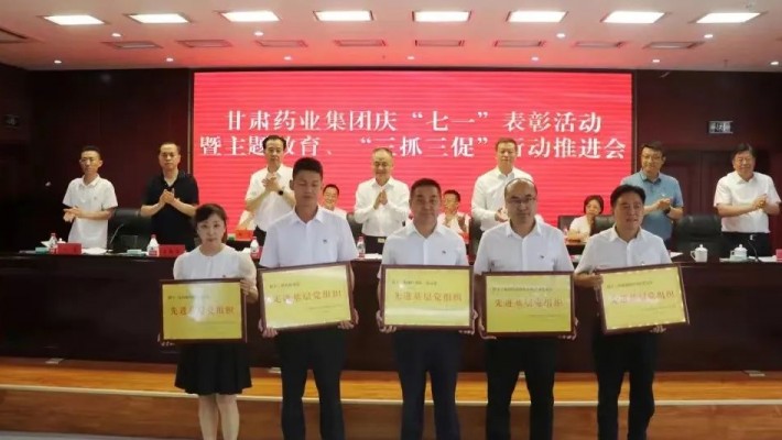 甘肅藥業(yè)集團(tuán)科技創(chuàng)新研究院黨支部榮獲“先進(jìn)基層黨組織”稱號！
